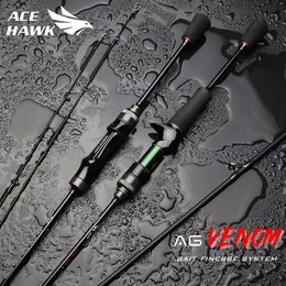 Boat Fishing Rods ACE HAWK AG Venom 1.68m 2.1m BFS UL Rod Hollow Tip Streams Area Trout Ultralight Travel Spinning Jig Tackle 230822