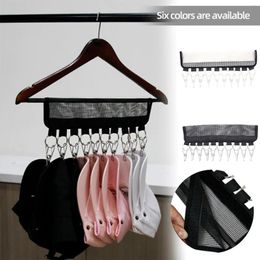 Hangers Multipurpose Hat Storage Hanger Practical Cloth Self-adhesive Clip For Wardrobe