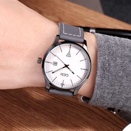 Womens watch watches high quality luxury Fashion Reduced calendar quartz-battery Leather 39mm watch