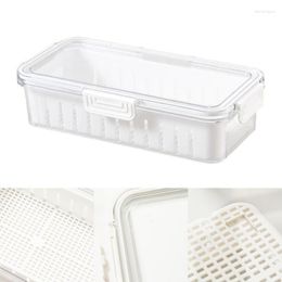 Storage Bottles Refrigerator Food Containers Portable Compartment Rack Holder For Fridge Fresh-keeping Box Freezer Organisers Tools