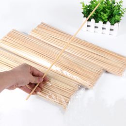 BBQ Tools Accessories 50100pcs 2040CMX5MM Bamboo Wooden Skewers Food Meat tool Barbecue Party Disposable Sticks Accessorie 230821