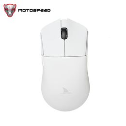 Mice Motospeed Darmoshark M3 Wireless Bluetooth Gaming Mouse 26000DPI PAM3395 Optical Computer Office Macro Drive For Laptop PC 230821