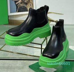 Designer Women Men Boots Luxury Black Green Pink Rubber Walk Show Rainboots