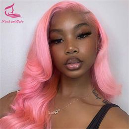Synthetic Wigs Wear Go Glueless Wig Pink 13x6 Transparent Lace Front Wig Body Wave Wigs For Women 613 Colored 13x4 Lace Front Human Hair Wigs 230822