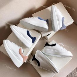 Designer Oversized Sneakers Platform White Casual Shoe Leather Lace Up Men Fashion Black mens womens Luxury velvet suede Espadrilles Sports Trainer