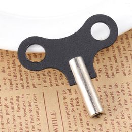 Clocks Accessories 5Pcs Wood Clock Key Metal Tools Winding Swiss Repair Tool Black