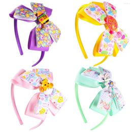 Hair Accessories Easter Day Bows Head Hoop Hairband Headbands Headwear Hairwear Bowknot Baby Girls Children's