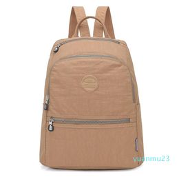 Packs RS6 2023 New Custom Nylon Backpack Korean Backpack Fashion Oxford Canvas Fashion Versatile Travel Bag