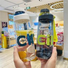 Water Bottles Large Capacity Summer Fitness Kettle Men's Cup Plastic High Temperature Bottle