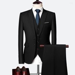 Men's Suits Wedding Men Business Large Size Boutique Suit Slim Tuxdeo Classic High-end Formal Mens Grooming