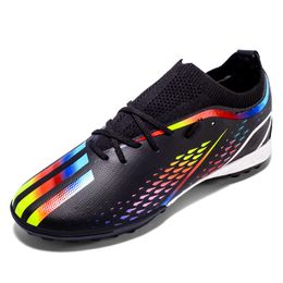 Safety Shoes Mens Soccer Shoes Society Krampon Football Boots Cleats Sneakers Kids Futsal Training Non-slip Turf Football Shoes 230822
