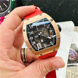 Swiss Made Wristwatches Richardmille Mechanical Automatic Watches Rm005 Mens Series Watch 18k Rose Gold Date Display Automatic Mechanical Swiss Famous Watch HBBU