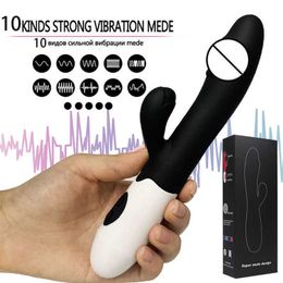 10 Modes Dual Motors Vibrator for Women Clitoral Stimulation Masturbator Dildo Adults 18 Usb Charge Vibrators Female