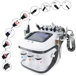 New Salon Use Dermabrasion Face Machine 10 in 1 Eye Face Lifting Skin Tightening Hydra Microdermabrasion Spa Care