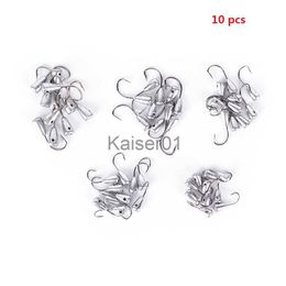 Fishing Hooks 10 Pcs Hot Sale High Quality Japan Overturned Hook Tin Jig Head Stand Hooks Titanium Tungsten Barbed Fishhook x0822