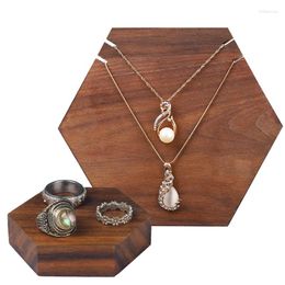Jewellery Pouches Surprise Price Walnut Necklace Bracelet Display Plate Home Rack Pendant Storage Counter Stand