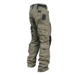 Men's Pants Cargo Secret Service Army Combat Military Outdoor Durable Multi Port Invader Tactical 230821