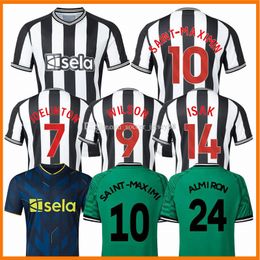 23 24 Fußballtrikot HOLZ 2023 2024 BRUNO G. WILSON SHELVEY ALMIRO 2023 2024 Auswärts Schwarz TRIPPIER Fußballtrikots MAXIMIN Herrenset Kinderuniformen