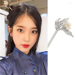 Hair Clips Flower Ancient Vintage Retro IU Same El De Hairstick Korea Drama Hairpin For Girl Women Accessories