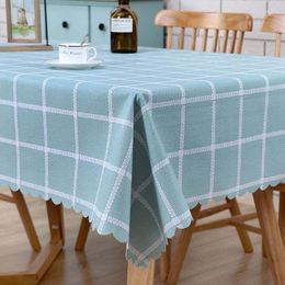 Table Cloth PVC Plastic Tablecloth Waterproof Anti Scald Oil And Wash Free Coffee Mat