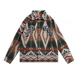 Men's Jackets Vintage Ethnic Style Jacket Printed Loose Casual Hip Hop Coat Fashion Streetwear Top Male 230822