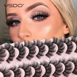 False Eyelashes YSDO 510 Pairs Mink Makeup Beauty Eyelash Extension Natural Fluffy 3d Lashes Maquiagem Thick Volume Cilios 230821