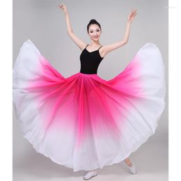 Stage Wear Girls Modern Dance Skirt Female Belly Dancing Performance Dress Chinese Wind Ballet Practise Suit D0796