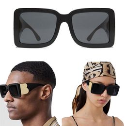 Designer Sunglasses Men Black classic plate generous full frame 4312 glasse large protective sunglassess with original box261e