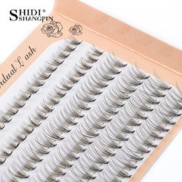 False Eyelashes 6 Rows 120 Bundles Eyelash Natural Russian Volume Faux Cils Individual 102030D Cluster Lashes Makeup 230821