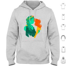 Men's Hoodies Proserpina / Persephone Bust Hoodie Cotton Long Sleeve Ceres Demeter Greek Mythology Roman