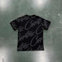 New Alcatraz Full Print T-shirt Men's Cotton Tops Original Quality England Street Wear Drip Drill