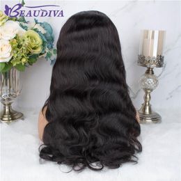 Body Wave 4 4 Lace Closure Wigs Middle Part Human Hair Wigs Pre Plucked Hairline With Baby Hair Malaysian Body Wave Lace Wigs294L