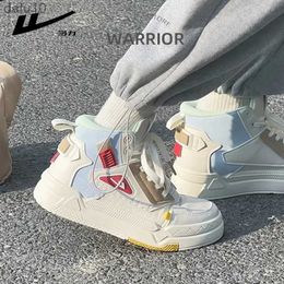 Water Shoes Warrior Fashion High Top Women Shoes 2023 All Seasons Casual Sneakers Pu Leather Sewing Matching Trainers Star Boots Board Shoe HKD230822