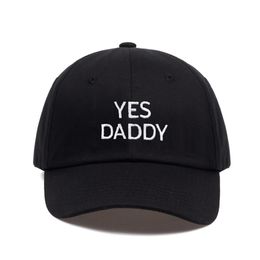 2020 new Yes Daddy Embroidered Adjustable golf Cotton Cap Dad Hat Black baseball cap men women Hip-hop snapback hat317H