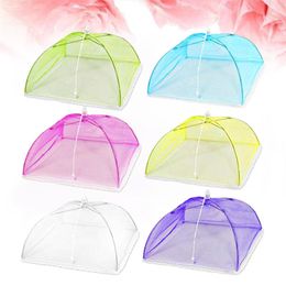 Dinnerware Sets Square Umbrella Tent Screens Cloth To Keep Bugs And Flies From Protector For Home Picnics BBQ