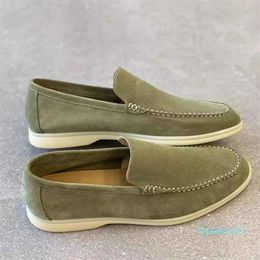 Casual dress shoes women's shoes summer walk Leather loafer oxfords Moccasins comfort loafer slip on loafer rubber sole flats EU35-46