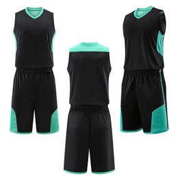 Running sets Jersey de basquete adulto terno de verão Fashion Hip Hop Respirável Sweatwicking Jersey Basketball Uniform 230821