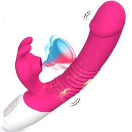 massager Vibrator for Women g Spot Vaginal Stimulator with Sucking Vibrating Heating Realistic Dildo Adult