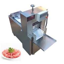 Commercial Electric Slicer Meat Planing Machine Adjustable Thickness Single Cut Mutton Roll Machine Lamb Roll Cutting Machine 220V 110V