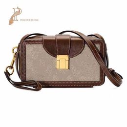 Trunk bag Fashion box handbags ladies small checkered girls shoulder bags high quality women handbags luxury casual leather should2391