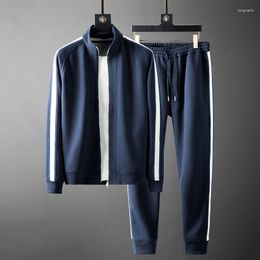 Men's Tracksuits 2023 Spring And Autumn Suit Casual Sports Trend Light Luxury Sweater Clothing Set