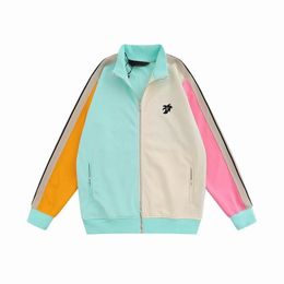 Mens Outwear HUNTER COLORBLOCK TRACK JACKET MONOGRAM CLASSIC TRACK PANTS Men Fashion Jackets Top Clothing High Quality Blue