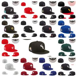 Hot Fitted hats Designer size hat Snapbacks ball cap men Adjustable football Caps All Team Logo Outdoor Sports Embroidery flex Closed sun Mesh Beanies flex cap size 7-8