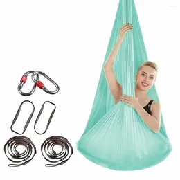 Camp Furniture Swing And Teens Aerial Elastic Yoga Hammock Indoor Fitness Training Accessory Straps