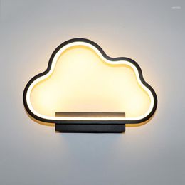 Wall Lamp 14W LED Light Cloud Shape Bedroom Bedside Loft Stair Living Room Corridor Indoor Home Lighting Aluminium