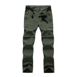 Men's Pants NUONEKO Mens Quick Dry Hiking Outdoor Removable Summer UV Protection Breathable Camping Trekking Fishing Trousers PN51 230821