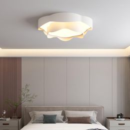 Chandeliers Modern Simple Circle Flower LED Ceiling Chandelier Lamp For Bedroom Living Dinning Room Balcony Cloakroom Home White Warm Lustre