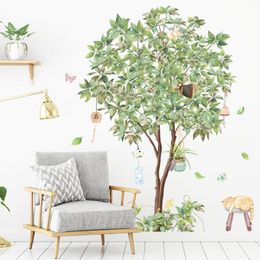 Wall Stickers Large Nordic Tree Living room Decoration Bedroom Home Decor Removable Decals For Room Decorative Wallpapers 230822