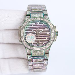 Diamond Watch Women Automatic Mechanical Watches 35.2mm Sapphire Waterproof Super Luminous Lady Wristwatch Montre De Luxe Gifts