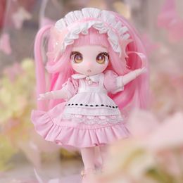 Dolls DBS Whole OB11 Doll 13cm Cute fashion Style Kawaii Toy Figures Birthday Gift for Kids 230822